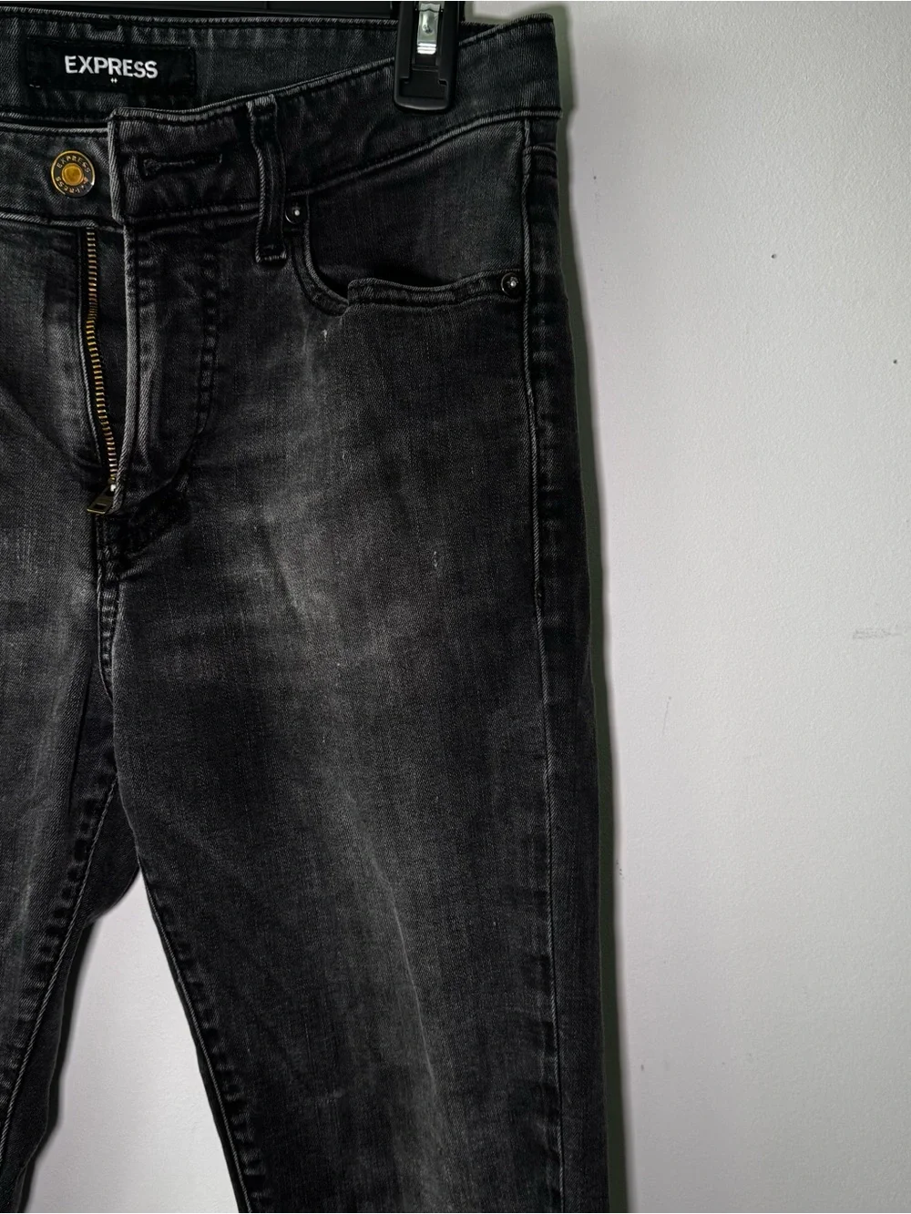 Express Men's Black Skinny Jeans